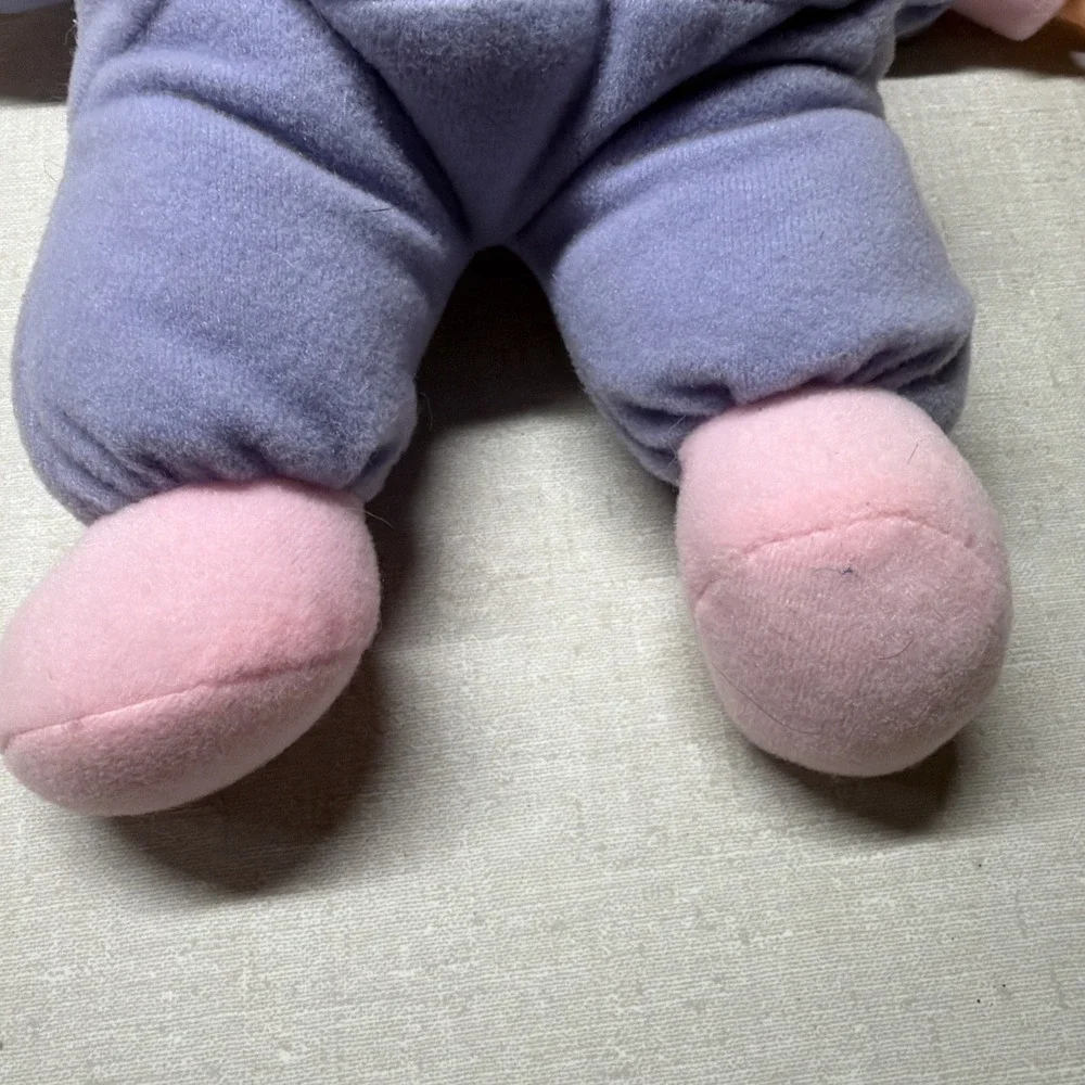 Cititoy Soft Cloth Baby Doll Vinyl Head Brown Dog Outfit Vintage 10